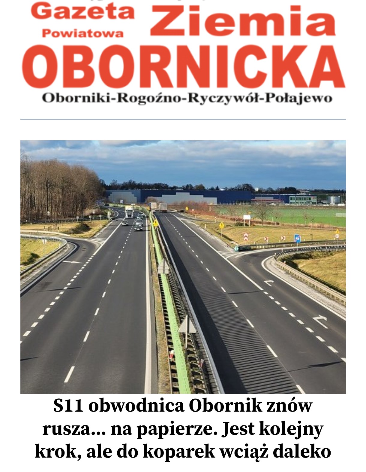 Artykuł w Ziemi Obornickiej